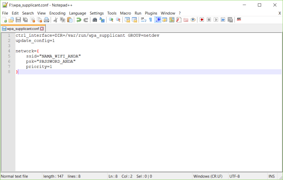 ConfigureWPASupplicant